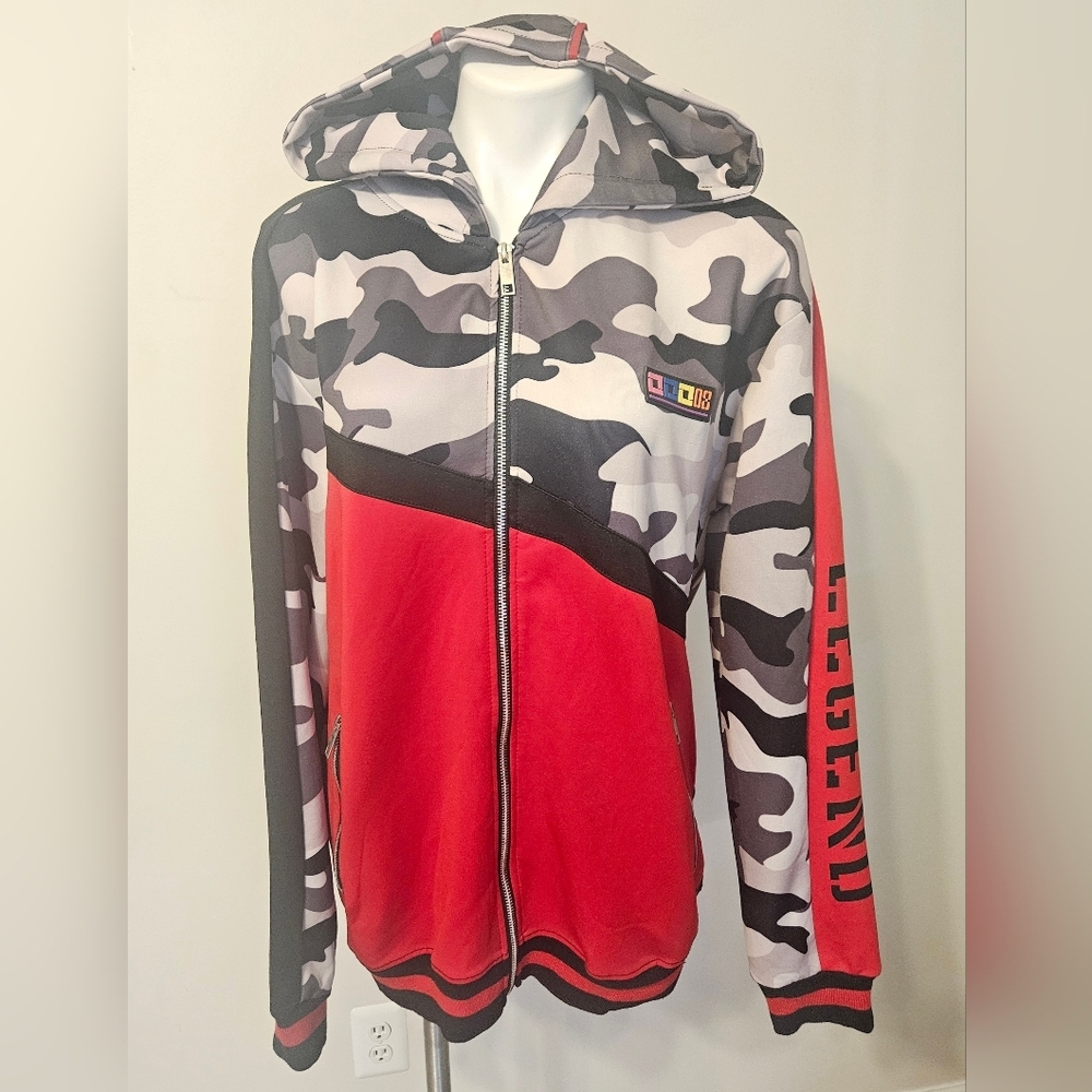 Demolition Full Zip 100% Polyester Size Medium